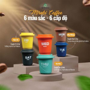 Cà phê espresso mirabi hộp 6 mix 3