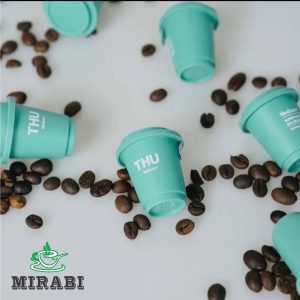 Cà phê espresso mirabi xanh mint